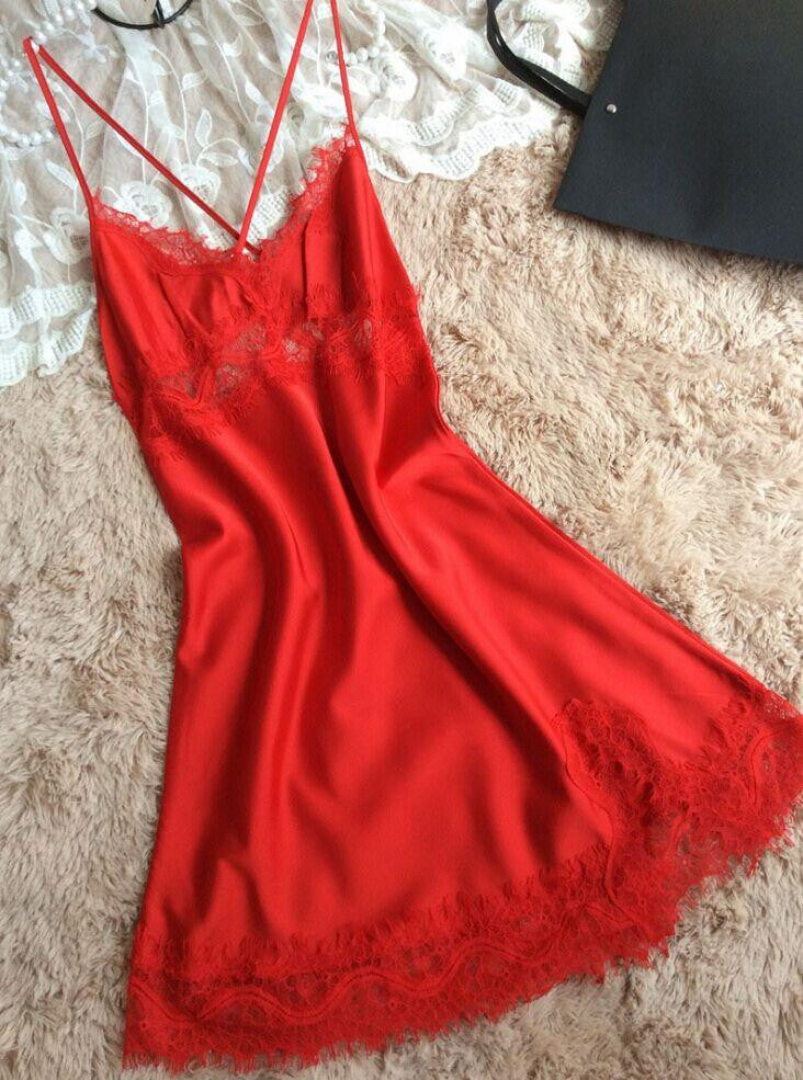 sexy women nightgowns silk nightwear for female tempatation mini skirts suspenders sleepdress nighties hot