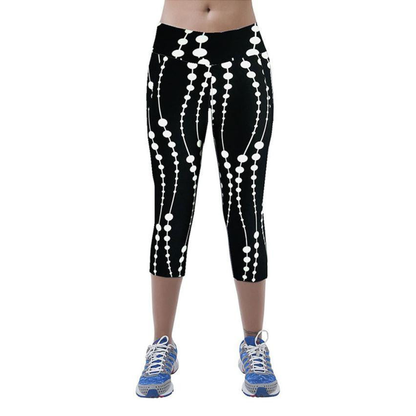 Women Pants Elastic Female Elastic Fitness Trousers Slim Leggings