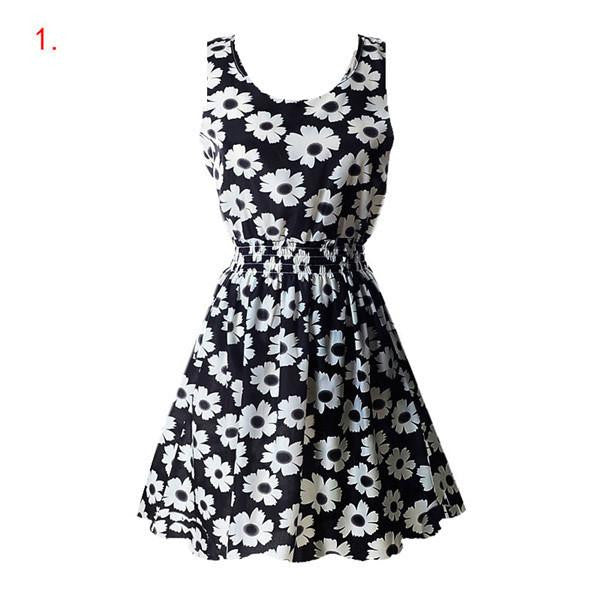 Online discount shop Australia - 22 Colors New  Women Tank Chiffon Beach Vestido Sleeveless T-shirts Floral Vestidoes M L XL XXL