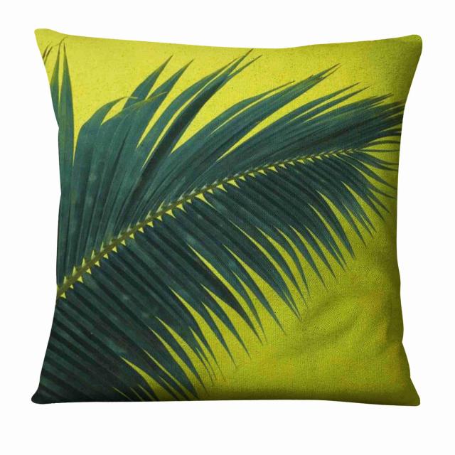 Tropical Cactus Plant Printed Cushion Decorative Pillow Fresh Green Pillowcase Home Decor Sofa Throw Pillow Almofadas Decorativa-Dollar Bargains Online Shopping Australia