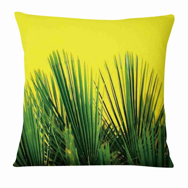 Tropical Cactus Plant Printed Cushion Decorative Pillow Fresh Green Pillowcase Home Decor Sofa Throw Pillow Almofadas Decorativa-Dollar Bargains Online Shopping Australia