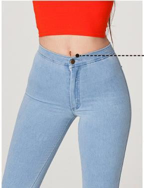 Online discount shop Australia - Fashion Skinny Jeans female Black Pencil Elastic Slim Jeans Woman Denim Women High Waist Jeans Femme Big Push Up Jeans For Women