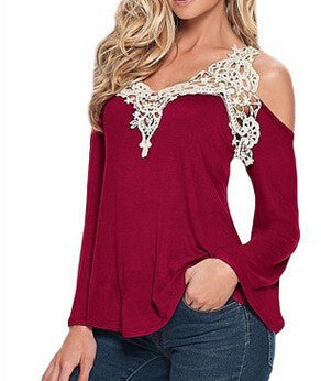 Plus Size 5XL Women Blouses Long Sleeve Shirt Casual Ladies Tops Print Blouse blouse casual sexy Slash Neck strapless tops