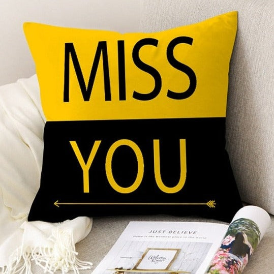 Geometric Yellow Pillowcase Decorative Cushion For Sofa DIY Printed Pillow Chair Car Cushion Christmas Home Decoration-Dollar Bargains Online Shopping Australia