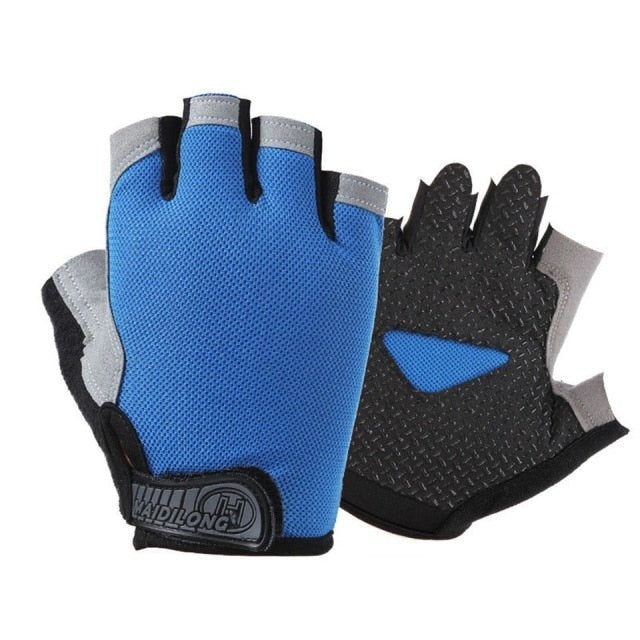 Men Women Half Finger Fitness Gloves Breathable Anti-slip Weightlifting Dumbbell Horizontal Bar Training gloves-Dollar Bargains Online Shopping Australia