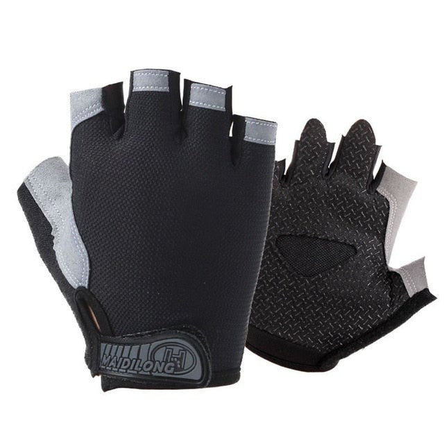 Men Women Half Finger Fitness Gloves Breathable Anti-slip Weightlifting Dumbbell Horizontal Bar Training gloves-Dollar Bargains Online Shopping Australia