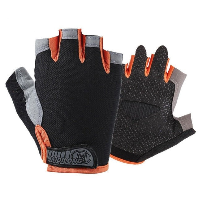 Men Women Half Finger Fitness Gloves Breathable Anti-slip Weightlifting Dumbbell Horizontal Bar Training gloves-Dollar Bargains Online Shopping Australia