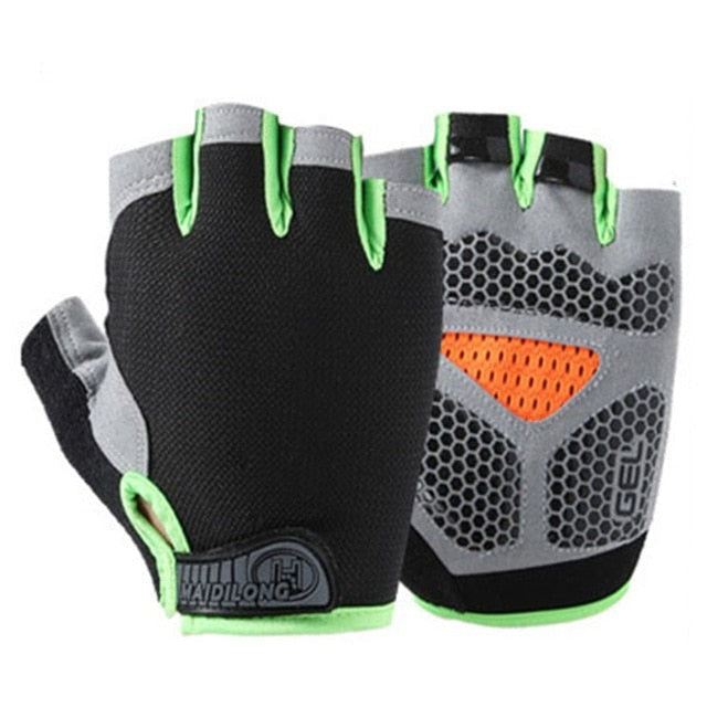 Men Women Half Finger Fitness Gloves Breathable Anti-slip Weightlifting Dumbbell Horizontal Bar Training gloves-Dollar Bargains Online Shopping Australia