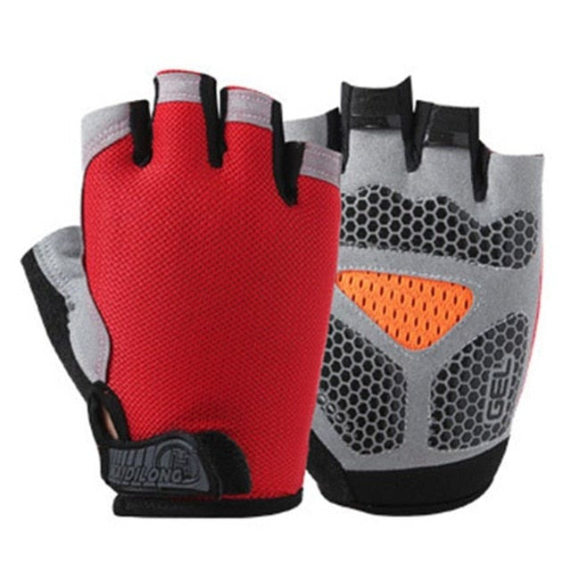 Men Women Half Finger Fitness Gloves Breathable Anti-slip Weightlifting Dumbbell Horizontal Bar Training gloves-Dollar Bargains Online Shopping Australia