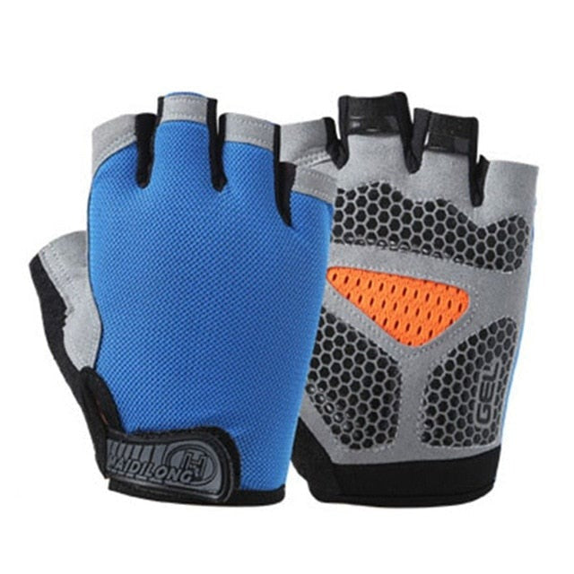 Men Women Half Finger Fitness Gloves Breathable Anti-slip Weightlifting Dumbbell Horizontal Bar Training gloves-Dollar Bargains Online Shopping Australia