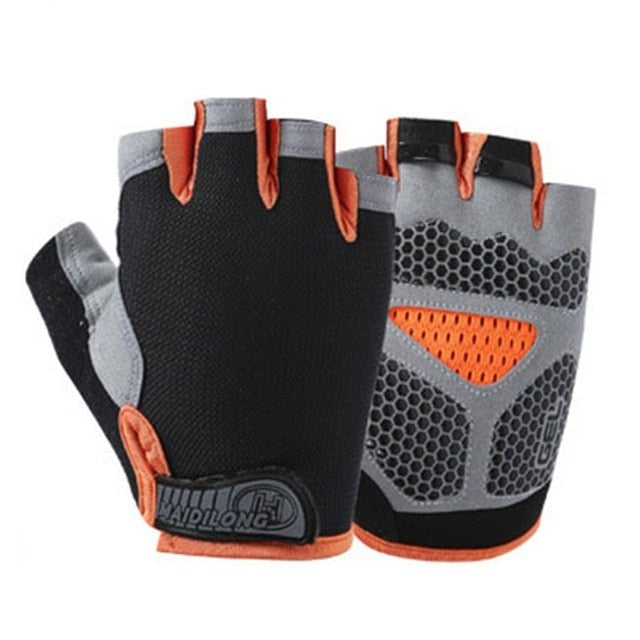 Men Women Half Finger Fitness Gloves Breathable Anti-slip Weightlifting Dumbbell Horizontal Bar Training gloves-Dollar Bargains Online Shopping Australia