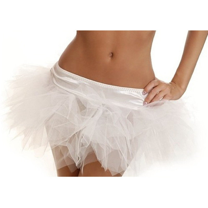 Lady Women's Tutu Skirt Costume Petticoat Fit Corsets Mini Skirt Partywear