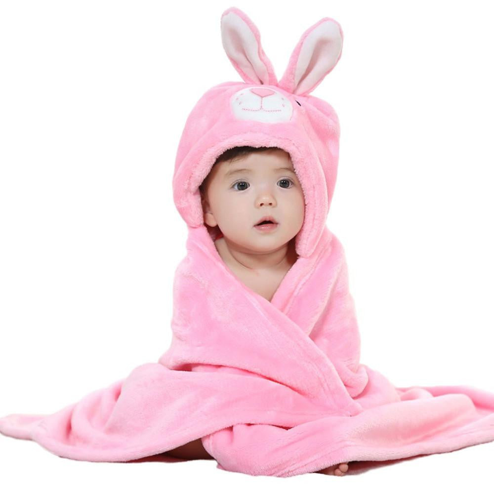 Soft Baby blanket Animal Shape Hooded Towel Lovely Baby blanket High Baby Hooded Bathrobe For born Infants