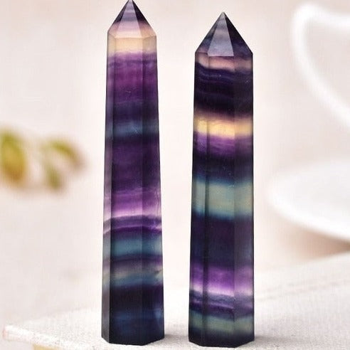 30 Color Natural Stones Crystal Point Wand Amethyst Rose Quartz Healing Stone Energy Ore Mineral Crafts Home Decoration 1PC