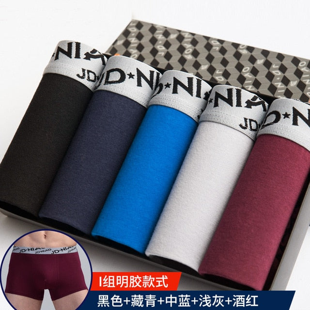 Hot Underwear Men Cotton Boxer Homme Brand Underpants Male Panties Breathbale Shorts U Convex Pouch Plus Size L-3XL-Dollar Bargains Online Shopping Australia