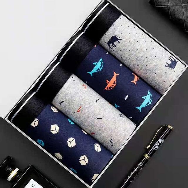 Underwear Men Cotton Boxer Homme Brand Underpants Male Panties Shorts U Convex Pouch-Dollar Bargains Online Shopping Australia