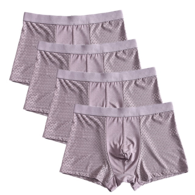 4pcs/lot Bamboo Fiber Boxer Pantie Underpant plus size shorts breathable underwear-Dollar Bargains Online Shopping Australia