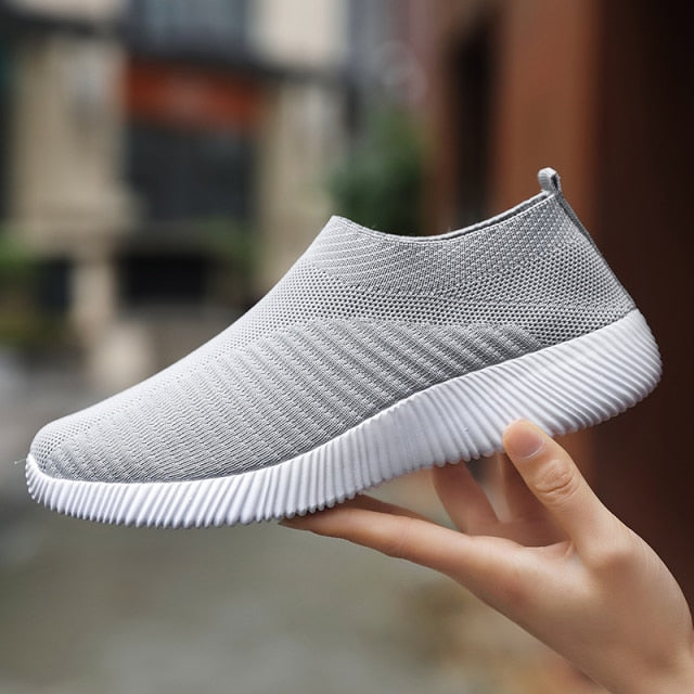 Sneakers Women Walking Shoes Woman Lightweight Loafers Tennis Casual Ladies Fashion Slip on Sock Vulcanized Shoes Plus-Dollar Bargains Online Shopping Australia