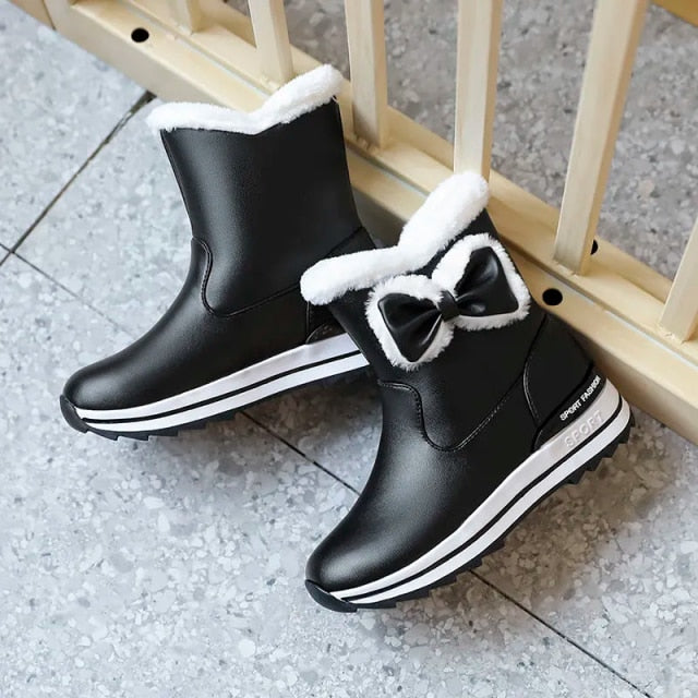 Women Ankle Boots Thick Snow Boots Ankle Boots for Women Winter Boots Warm Shoes-Dollar Bargains Online Shopping Australia