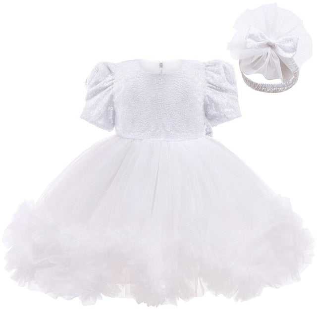 Newborn Dress For Girls Kids Christmas Dresses Baby Girls 1st Birthday Wedding Princess Dress For bridesmaids Infant Vestidos 2Y