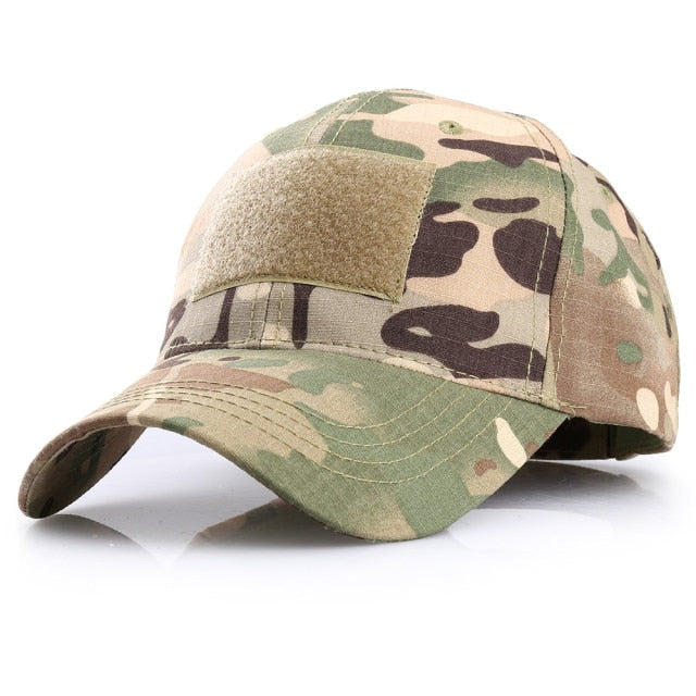 Outdoor Multicam Camouflage Adjustable Cap Mesh Tactical Military Army Airsoft Fishing Hunting Hiking Basketball Snapback Hat-Dollar Bargains Online Shopping Australia