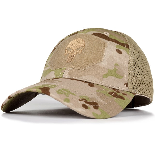 Outdoor Multicam Camouflage Adjustable Cap Mesh Tactical Military Army Airsoft Fishing Hunting Hiking Basketball Snapback Hat-Dollar Bargains Online Shopping Australia