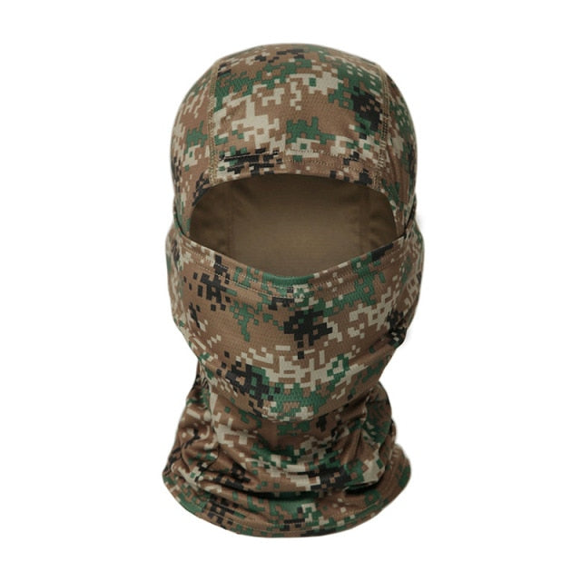 Tactical Camouflage Balaclava Full Face Mask Wargame Army Hunting Cycling Sports Helmet Liner Military Multicam CP-Dollar Bargains Online Shopping Australia