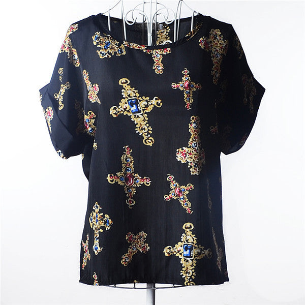 Print Tops Casual Clothes Summer Fashion t Shirt Women Tops Tee-Dollar Bargains Online Shopping Australia