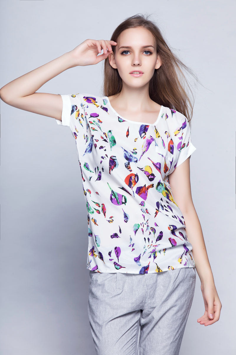 Print Tops Casual Clothes Summer Fashion t Shirt Women Tops Tee-Dollar Bargains Online Shopping Australia