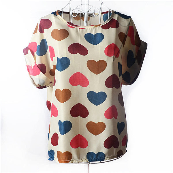 Print Tops Casual Clothes Summer Fashion t Shirt Women Tops Tee-Dollar Bargains Online Shopping Australia