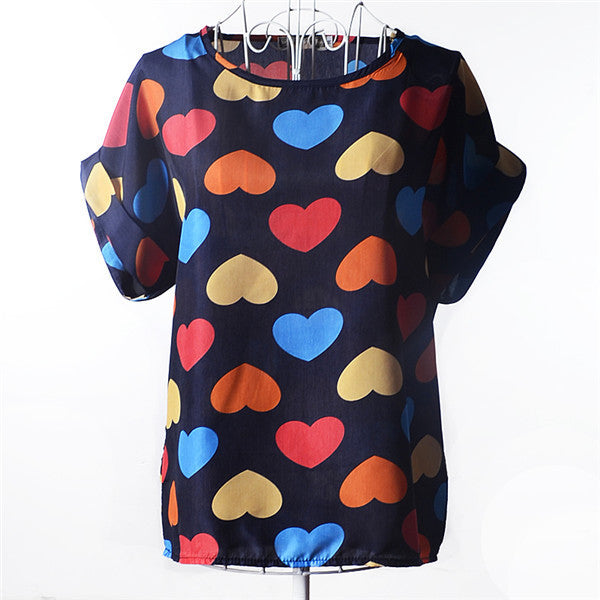 Print Tops Casual Clothes Summer Fashion t Shirt Women Tops Tee-Dollar Bargains Online Shopping Australia