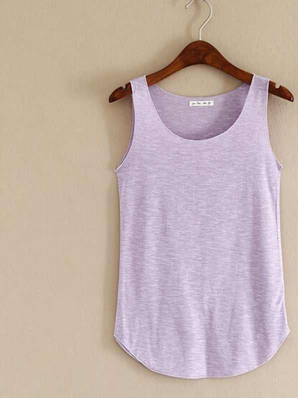 Fitness Tank Top T Shirt Plus Size Loose Model Women T-shirt Cotton O-neck Slim Tops Fashion Woman Clothes-Dollar Bargains Online Shopping Australia