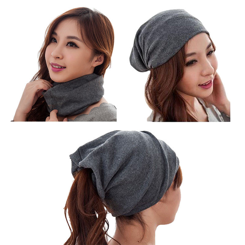 Autumn 3 way to wear(as beanies\ring scarf\headscarf)gorro beanie cap winter hat for women,bonnet femme,gorros e toucas feminina-Dollar Bargains Online Shopping Australia