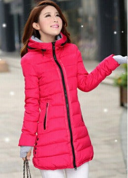 wadded jacket female women's winter jacket down cotton jacket slim parkas ladies coat plus size XS-XXL-Dollar Bargains Online Shopping Australia