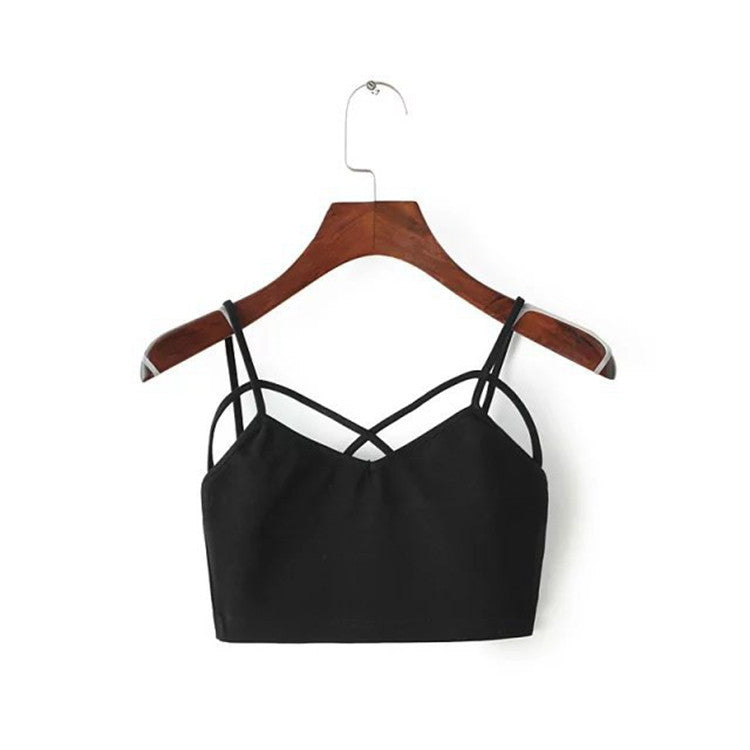 1 PC Sexy Women Female Strappy Cut Out Bra Bralette Bustier Crop Top Cropped Tops Tank Blusa-Dollar Bargains Online Shopping Australia