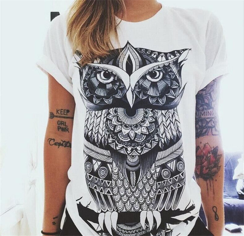 European Style Summer T shirt Women Hamsa Hand 3D Print T-shirt Fashion Graphic Tees Women Designer Clothing-Dollar Bargains Online Shopping Australia