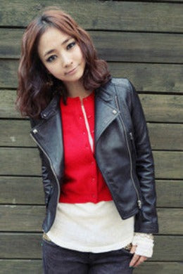 Arrival Autum & Winter Women Motorcycle Leather Jacket Slim Casual Coat-Dollar Bargains Online Shopping Australia