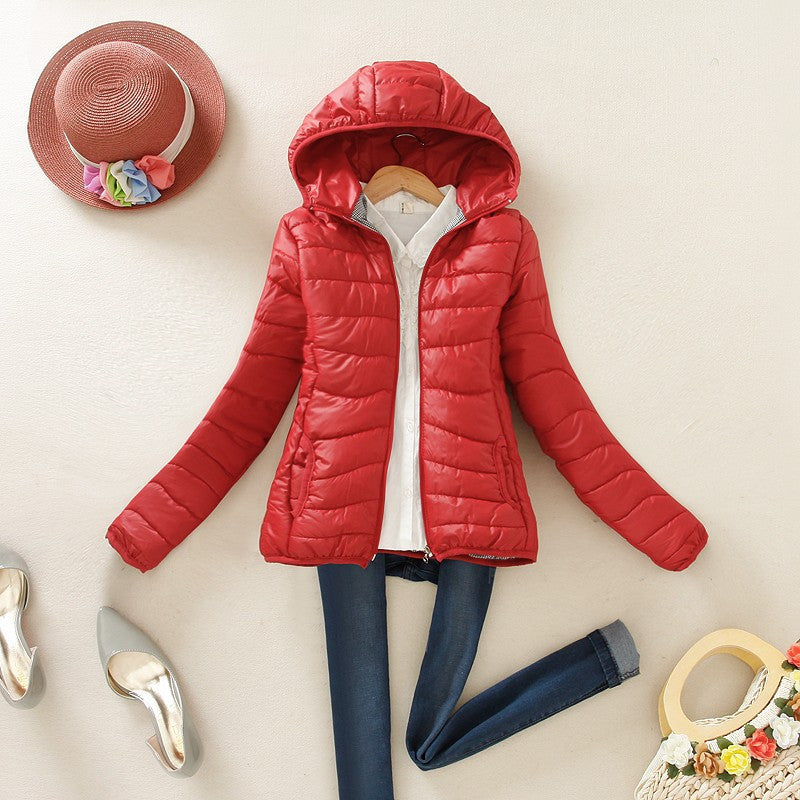 8 Colors Winter Jacket Women Fashion Ladies Parkas Slim Hooded Padded Overcoat Winter Coat Women Tops Plus Size XXL-Dollar Bargains Online Shopping Australia