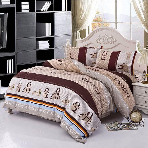 3/4Pcs Bedding-set Family Cotton Bedding Set Bed Sheets Duvet Cover King Size Linens Quilt Pillow Bedspread No Cotton Comforter-Dollar Bargains Online Shopping Australia