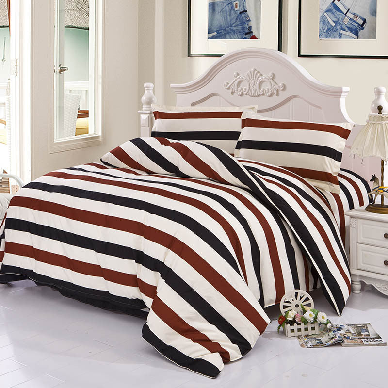 3/4Pcs Bedding-set Family Cotton Bedding Set Bed Sheets Duvet Cover King Size Linens Quilt Pillow Bedspread No Cotton Comforter-Dollar Bargains Online Shopping Australia