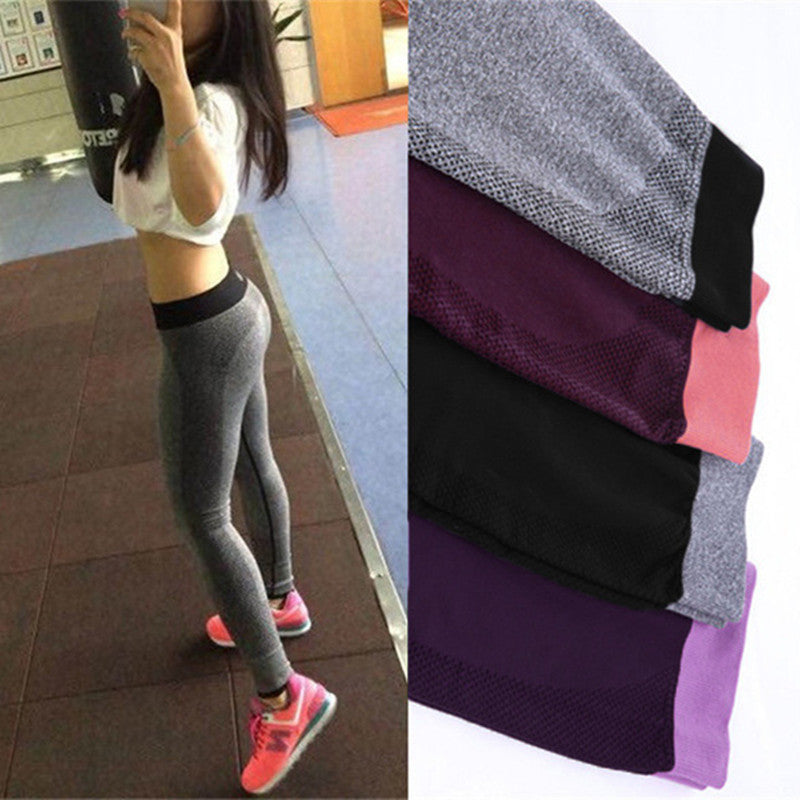 S-XL 4 Colors Women's Legging Fashion Workout Polyester Bodybuilding High Waist Clothing Elastic Leggings 9e 6a-Dollar Bargains Online Shopping Australia