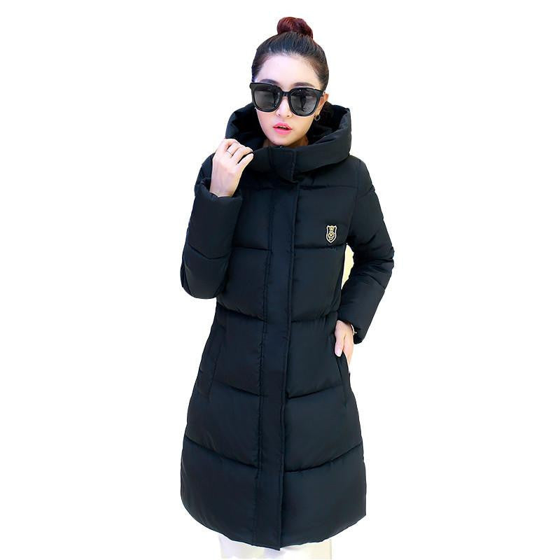 Women Long Warm Cultivate One's Morality Upset Down Jacket Have Big Yards Fashion Coat Female Padded Parka