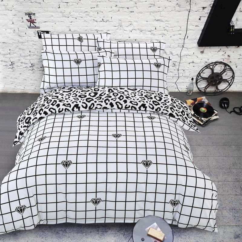 Summer style bedding cotton set twin Full Queen size duvet cover set reactive printed bed linen flat sheet bed sheet no quilt-Dollar Bargains Online Shopping Australia