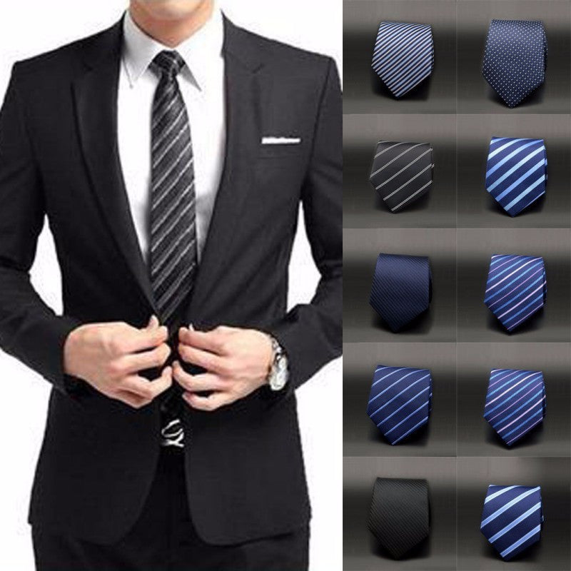 Online discount shop Australia - High Quality Men's Ties Solid Narrow Neckwear Polka Dot Twill Men Skinny Silm Necktie Wedding ties 6cm width Party Ties