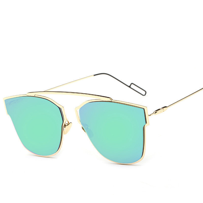 French Brand Metal Designer Sunglasses Woman Fashion Trends Eyewear Sun Glasses Female Mirror-Dollar Bargains Online Shopping Australia