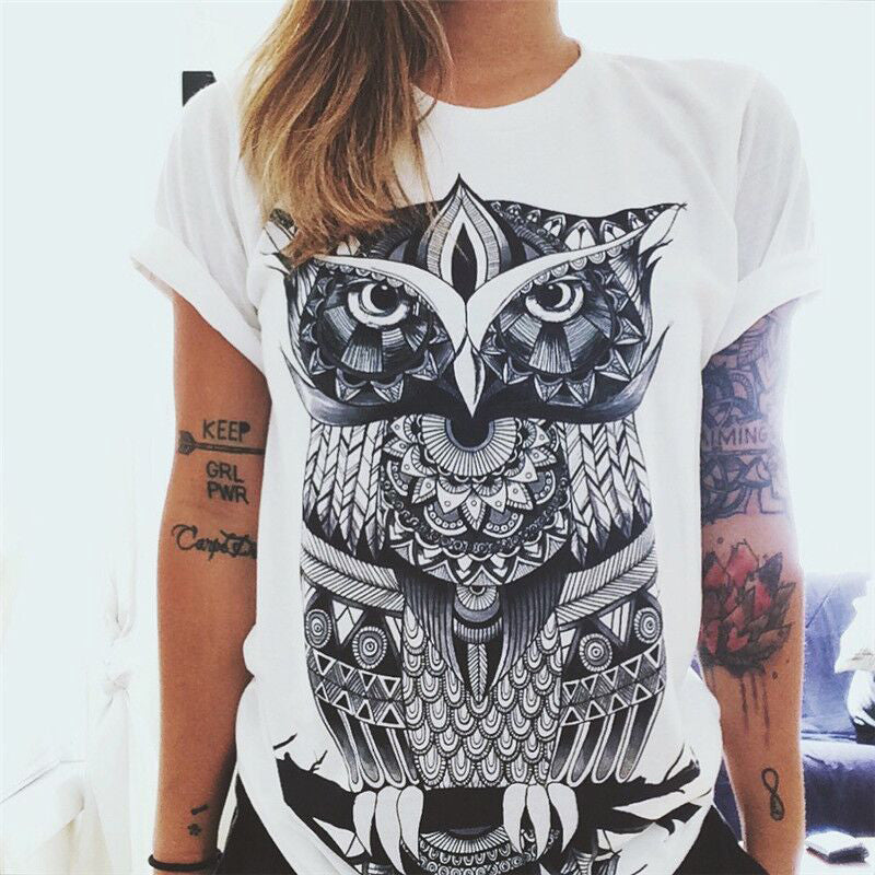 Fashion Women T Shirts Short Sleeve women Printed Letters T-Shirts Female Retro Graffiti Flower Tops Tee Lady T Shirts