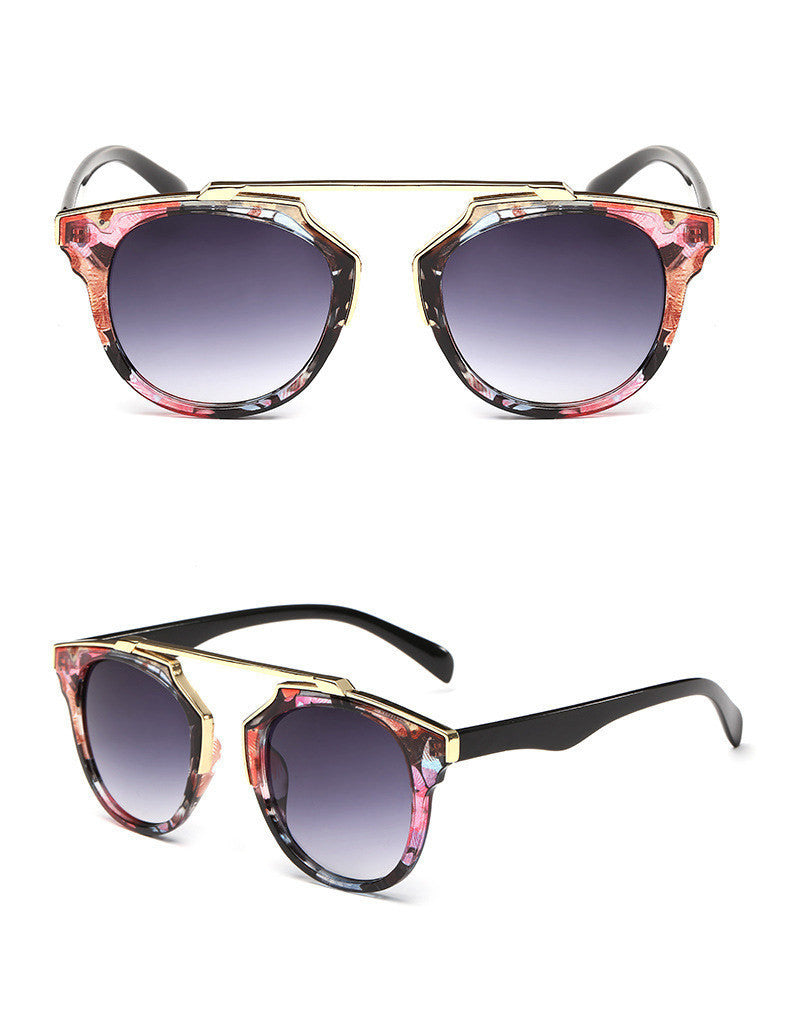 High women brand designer sunglasses round mirrored shades cat eye glasses-Dollar Bargains Online Shopping Australia