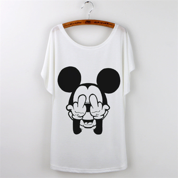 Harajuku Cat t-shirt Women Tee Shirt Femme Summer Casual Animal Cartoon print short sleeve Loose Ladies tops t shirt White-Dollar Bargains Online Shopping Australia