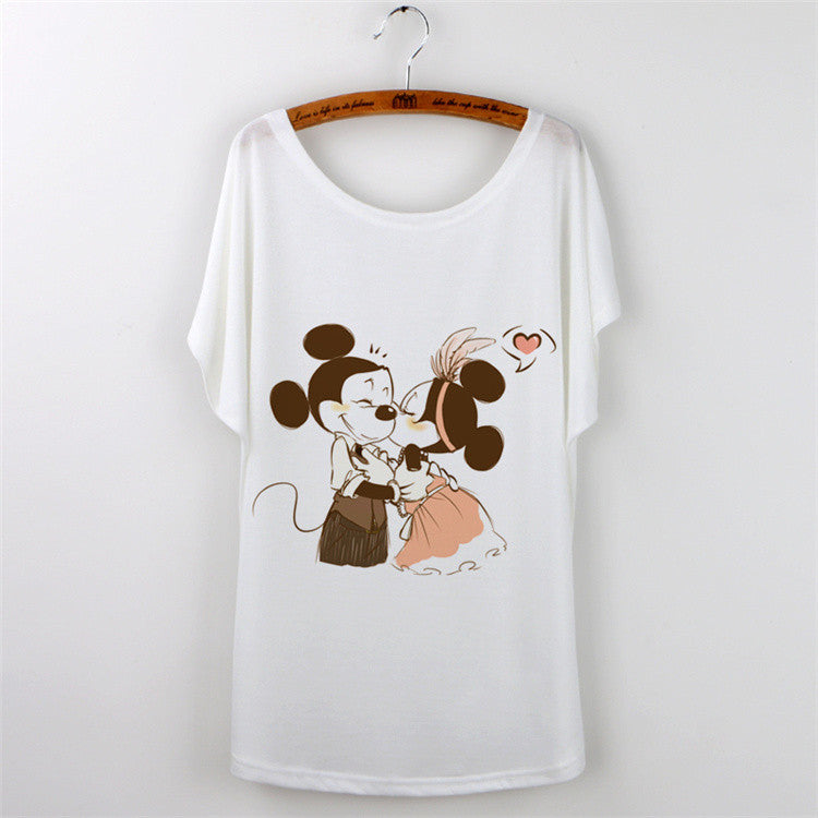 Harajuku Cat t-shirt Women Tee Shirt Femme Summer Casual Animal Cartoon print short sleeve Loose Ladies tops t shirt White-Dollar Bargains Online Shopping Australia