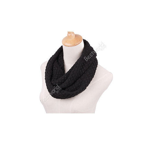 Fashion Women Winter Warm Knitted Neck Circle Wool Cowl Snood Long Scarf Shawl Autum Scarfs Women a2H-Dollar Bargains Online Shopping Australia